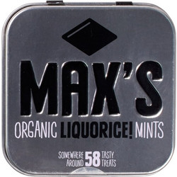 Καραμέλες Γλυκόριζα - Max's mints - 35gr