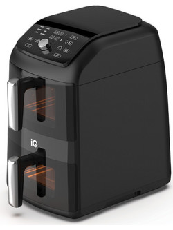 IQ AF-008 Air Fryer 11lt με Διπλό Κάδο