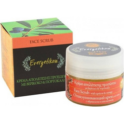 Evergetikon Apricot & Orange Φυτικό Scrub Προσώπου 100ml
