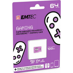 Emtec microSDXC 64GB Class 10 U3 V30 UHS-I A1