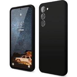 Ancus Autofocus Shock Proof Ring Holder Back Cover Black (Samsung Galaxy S23 Plus 5G)