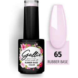 Gellie 65 Rubber Base Ημιμόνιμο Βερνίκι Νυχιών 10ml