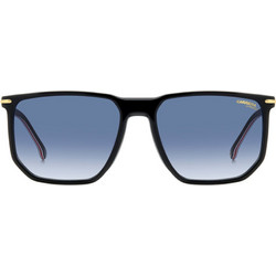 Carrera CA329S 8078 Ανδρικά Γυαλιά Ηλίου Τετράγωνα Κοκάλινα Μαύρα με Μπλε Polarized Φακό