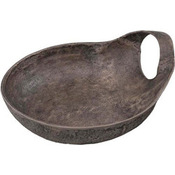 Διακοσμητικό Μπωλ Serve Loop 034402 41x34x12cm Antique Grey Αλουμίνιο