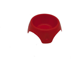 Ταίστρα Πλαστική 10cm Ιταλίας Μικρών Ζώων 0,25 lt 3010 Controfratelli - Κόκκινο