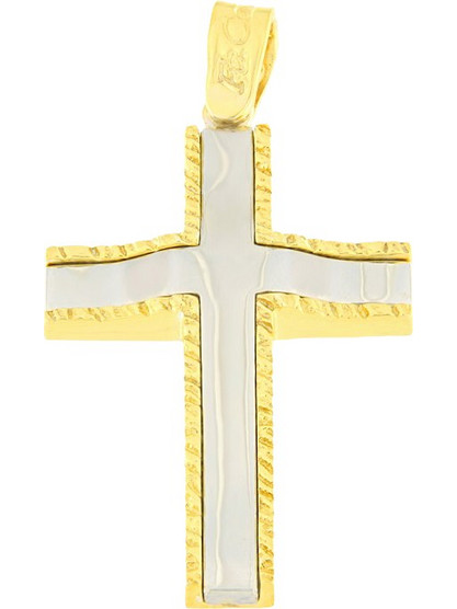 Σταυρός Βάπτισης FaCad oro Ασήμι 925 (P-83705)