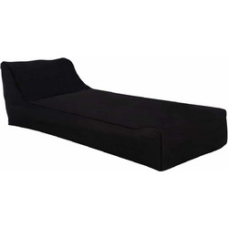 Πουφ Tanea μαύρο με uv protection 190x80x60εκ