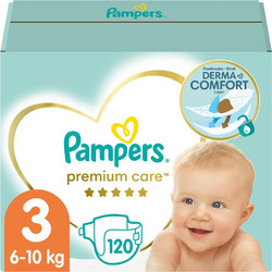 Pampers Premium Care Πάνα Πάνες No3 6-10kg 120τμχ