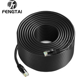 FT Starling Cat6 Ethernet Καλώδιο Δικτύου 30m - Επίπεδο UTP RJ45, 10Gbps, 125MB/s, Μαύρο