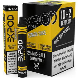 EXPOD Lemon Cake 20mg/ml 12τμχ