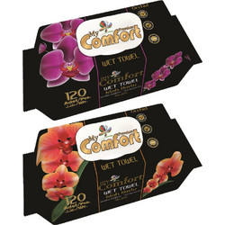 MY COMFORT - ΥΓΡΑ ΜΑΝΤΗΛΑΚΙΑ ORCHID 1 ΣΥΣΚΕΥΑΣΙΑ 120 ΤΕΜΑΧΙΩΝ (ΤΥΧΑΙΑ ΕΠΙΛΟΓΗ)