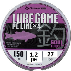 Νήμα Oceanic Team Lure Game Braid x4 PE1.2 150m OC06LUREGAMEX4-1.2