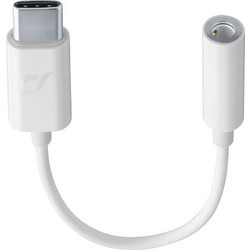 Αντάπτορας Cellular Line Music Enabler Type-C USB-C σε 3.5mm Jack - Λευκό