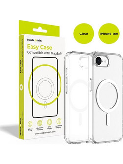 Mobile Origin Hybrid MagSafe Case, clear - iPhone 16e - (MO-HYCL-IP16E)