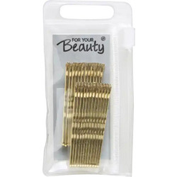 For Your Beauty Hair Clips Gold 24pcs