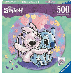 Puzzle Ravensburger Lilo & Stitch Round 500 Κομμάτια