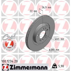 Zimmermann Δισκόπλακα - 100.1234.20