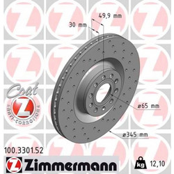 Zimmermann Δισκόπλακα - 100.3301.52