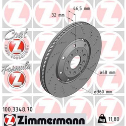 Zimmermann Δισκόπλακα - 100.3348.70