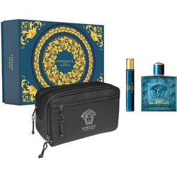 Versace Eros Eau de Toilette 100ml + 10ml + Black Cosmetic Bag