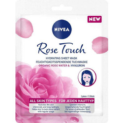 Nivea Rose Touch Hydrating Sheet Mask Face Mask 1τμχ