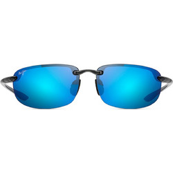 Maui Jim B407-11 Ανδρικά Γυαλιά Ηλίου Ορθογώνια Μεταλλικά Μπλε με Μπλε Καθρέπτη Φακό