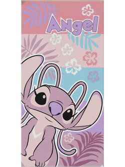 Disney Stitch Angel microfibre beach towel