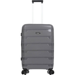 Seagull SG180 Βαλίτσα Μεσαία 65x42x26cm με 4 Ρόδες Γκρι