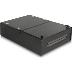 DELOCK κυτίο ένωσης 4 θυρών 66235 για Keystone modules, μαύρο