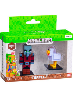 Minecraft - 3D 6 cm Figure 2 pack S2 - Illager and Chicken