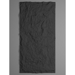 Supergreens Τεχνητός Τοίχος PU Stone Obsidian Μαύρος 120x60x3 εκ