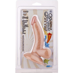 NMC G-Girl Style II Ρεαλιστικό Dildo με Βεντούζα & Όρχεις 12.7cm Flesh