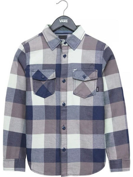VANS Kids Box Flannel Boys - AMBROSIA-DRESS BLUES - VN000LPYPE5