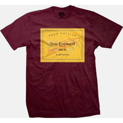 DGK Men Bubbly Tee - BURGUNDY - DT-2689