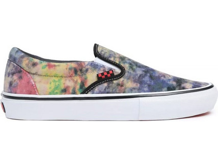 VANS Men Skate Slip-on Shoes Tie-Dye Terry - TIE DYE TERRY BLACK/MULTI - VN0A5FCABML1