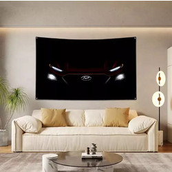 Σημαία διακοσμητική Hyundai N flag Decor 60x90cm