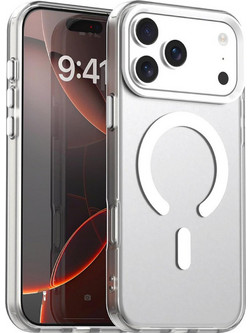 Θήκη iPhone 17 Pro Techsuit CandyCase Σκληρή Ημιδιάφανη με MagSafe - White (5949419313354)