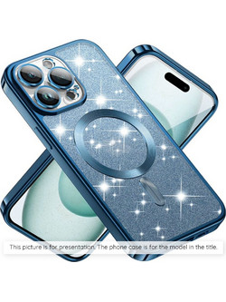 Techsuit - Luxury Glitter Magsafe - Iphone 17 Air - Light Blue