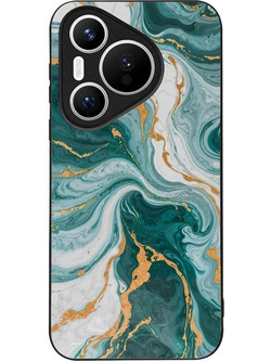 Sonique Marble Series Back Cover Green 01 (Huawei Pura 70)