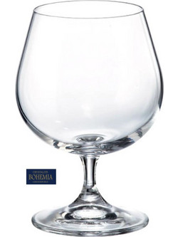 Crystal Bohemia Ποτήρι Κονιάκ Κρυστάλλινο Κολωνάτο Colibri 400ml CTB03202040