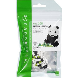 Bandai Nanoblock : Animal - Giant Panda Building Block Figure (NBC328)