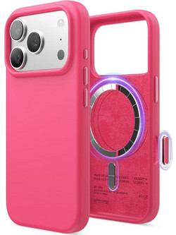 Θήκη iPhone 17 Pro Elago Magnetic Silicone Case Premium Σιλικόνης με MagSafe - Ice Red (ES17MSSC63PRO-IRED)