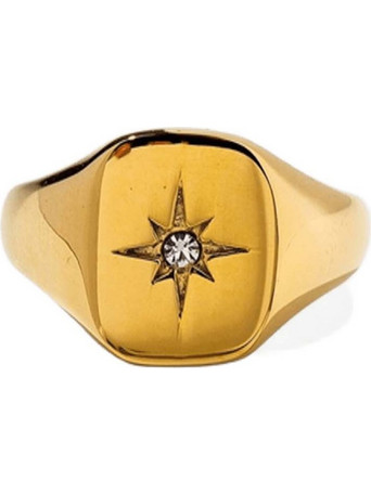 TIFFOSI Χρυσό δαχτυλίδι από ατσάλι Alexandrite 10063897 990