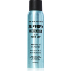 Revolution Superfix Hydra Cool σταθεροποιητικό σπρέι για μεικ απ με ενυδατικό αποτέλεσμα 150 ml