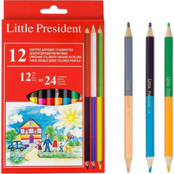 Little President Duo Ξυλομπογιές Σετ 12τμχ