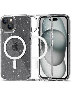 Tech-Protect FlexAir Hybrid MagSafe Glitter Clear (iPhone 15)