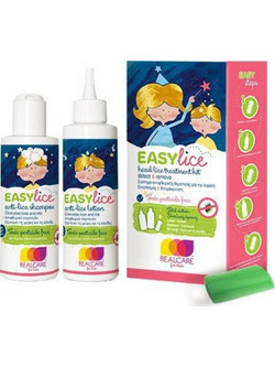 Real Care Easylice Head Lice Treatment Kit Σετ για Ψείρες