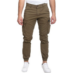 Victory Dartford Ανδρικό Παντελόνι Cargo Joggers Ελαστικό Κανονική Εφαρμογή Χακί