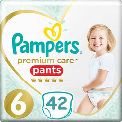 Pampers Premium Care Πάνες Βρακάκι No6 15kg+ 42τμχ
