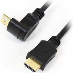 Omega Καλώδιο HDMI 1.4 Angle 90 HDMI Male to HDMI Male 3m Black